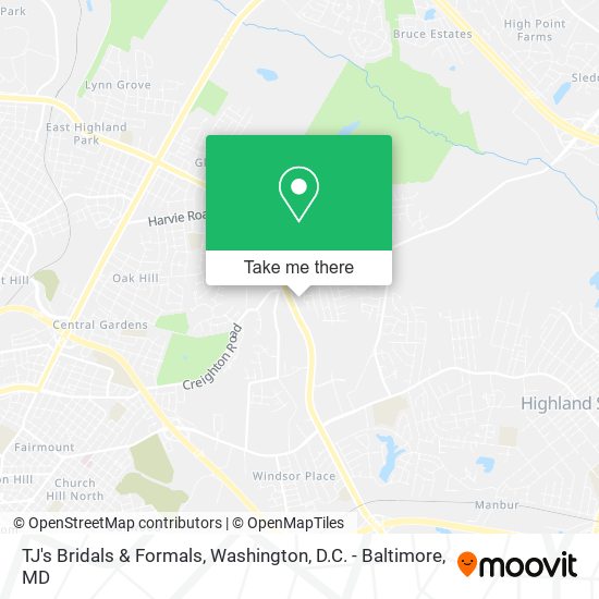 TJ's Bridals & Formals map