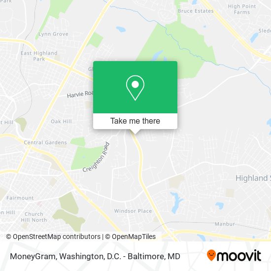 MoneyGram map