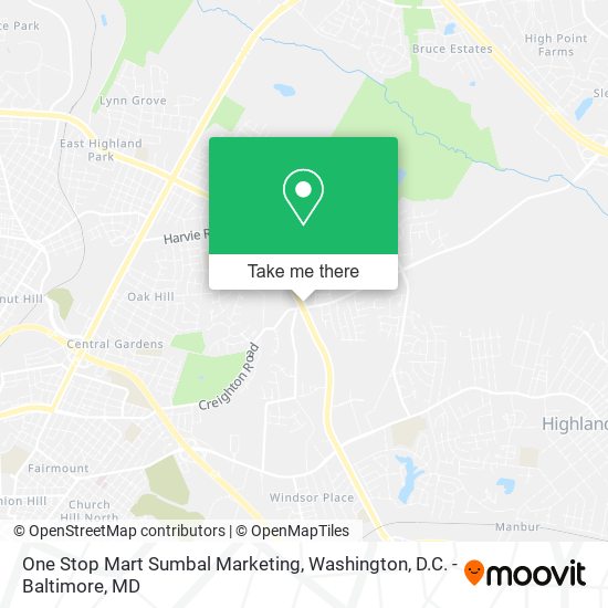 One Stop Mart Sumbal Marketing map