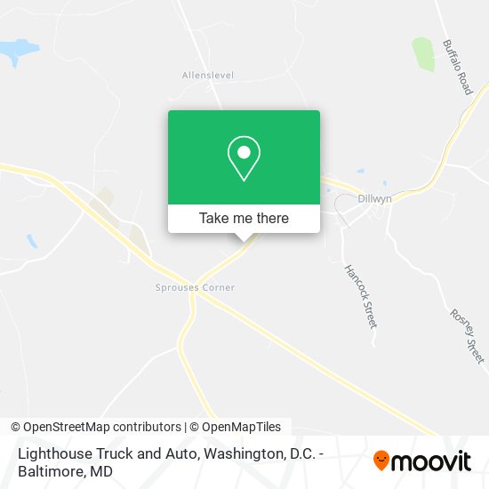 Mapa de Lighthouse Truck and Auto