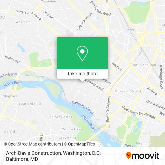 Arch-Davis Construction map