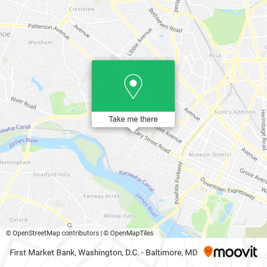 First Market Bank map