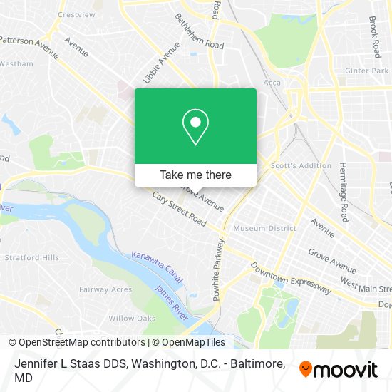 Jennifer L Staas DDS map
