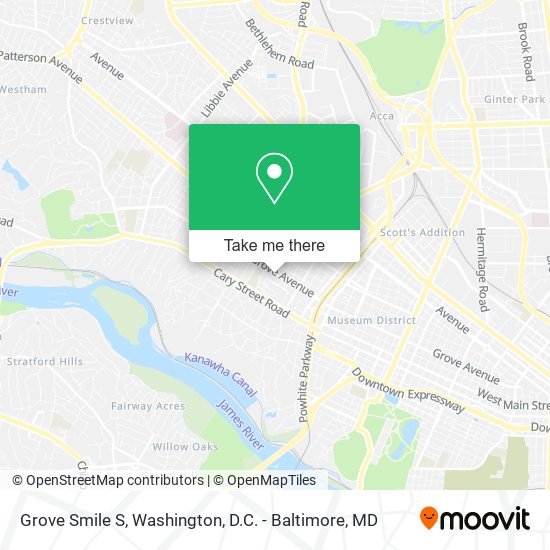 Grove Smile S map