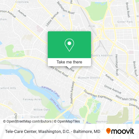 Tele-Care Center map