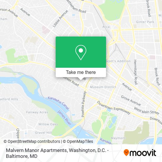 Malvern Manor Apartments map