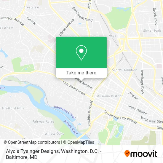 Alycia Tysinger Designs map