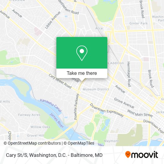 Cary St/S map