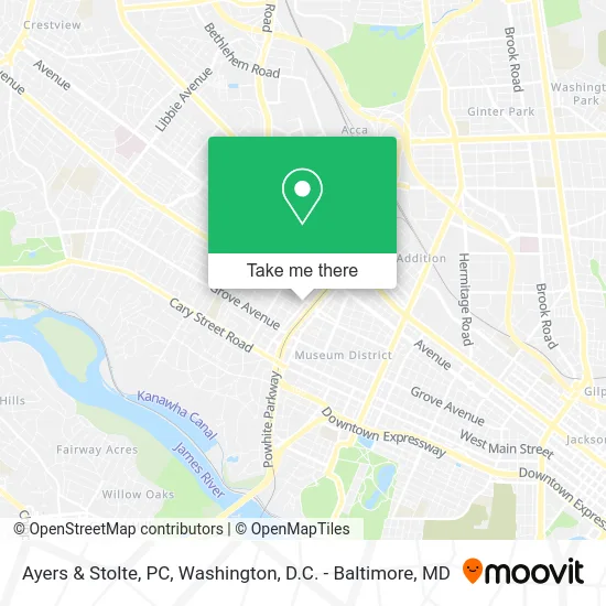 Ayers & Stolte, PC map