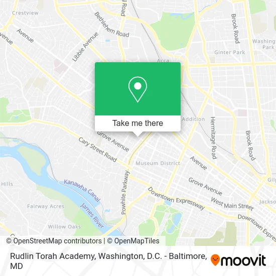 Rudlin Torah Academy map