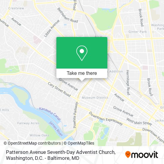 Mapa de Patterson Avenue Seventh-Day Adventist Church