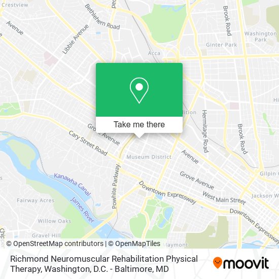 Mapa de Richmond Neuromuscular Rehabilitation Physical Therapy