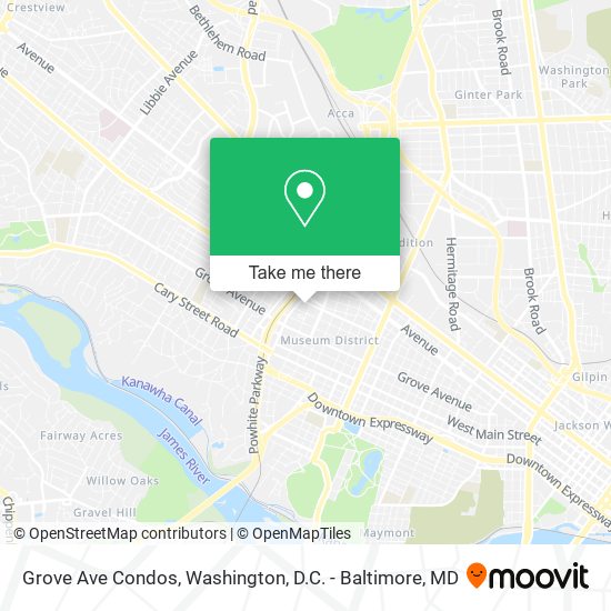 Grove Ave Condos map