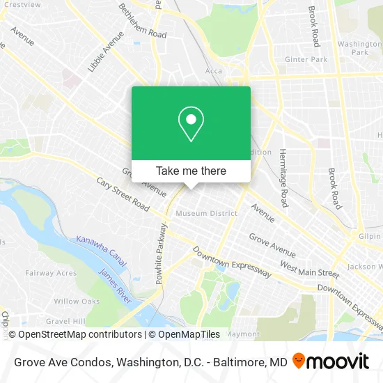 Grove Ave Condos map