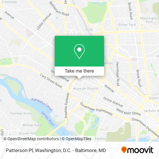 Patterson Pl map