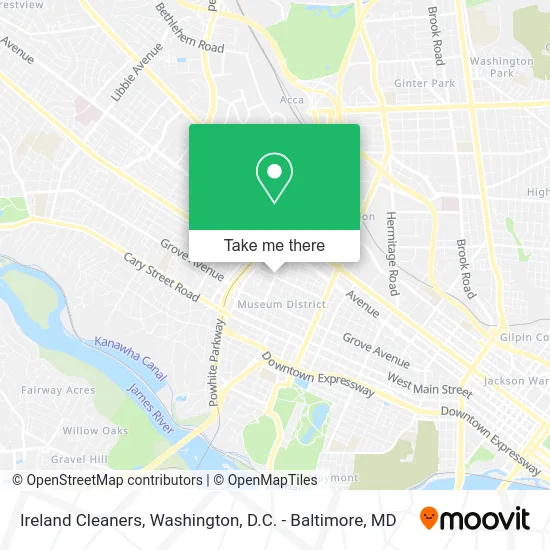 Ireland Cleaners map