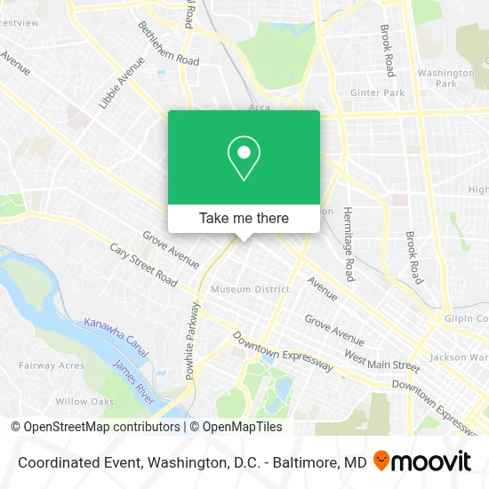 Coordinated Event map