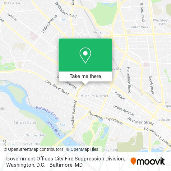 Mapa de Government Offices City Fire Suppression Division