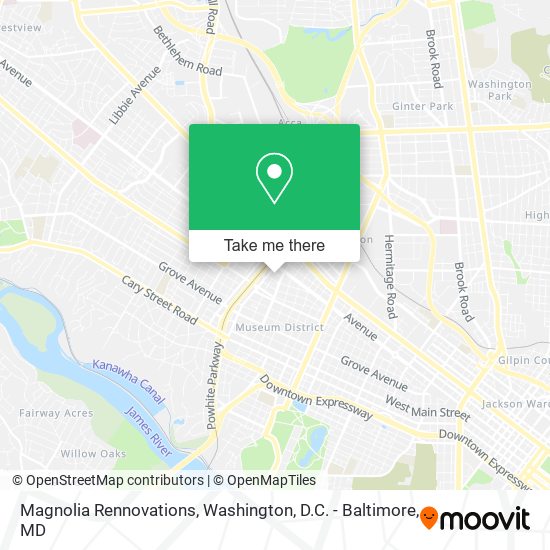 Magnolia Rennovations map