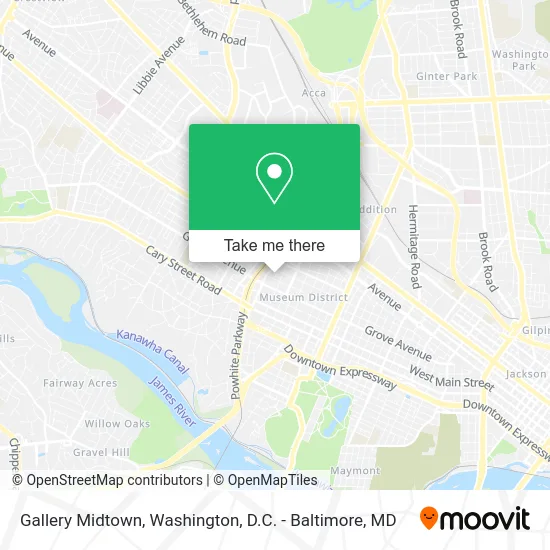 Gallery Midtown map