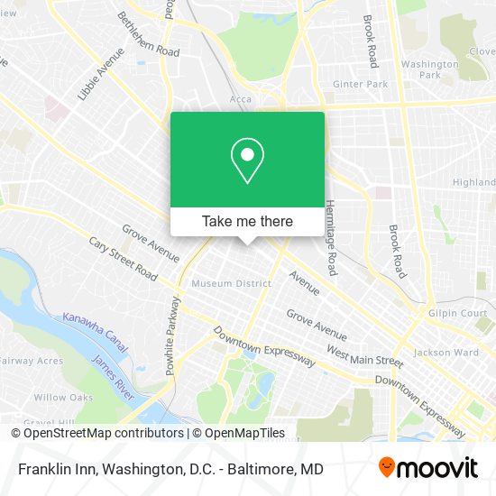 Mapa de Franklin Inn