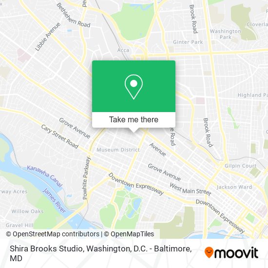 Shira Brooks Studio map