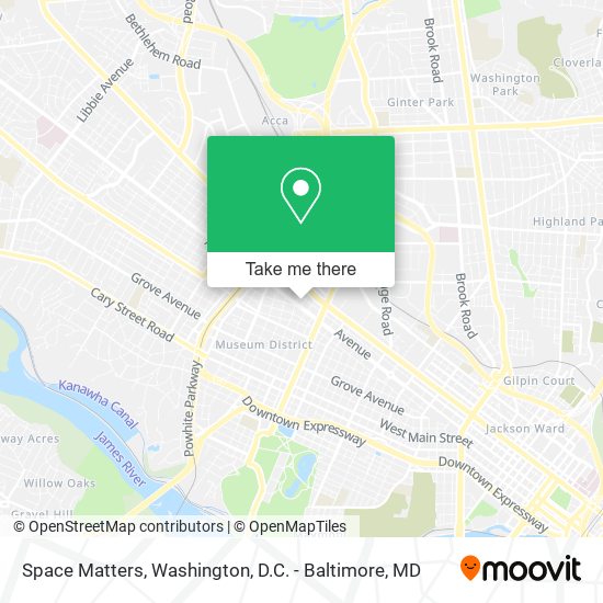 Space Matters map