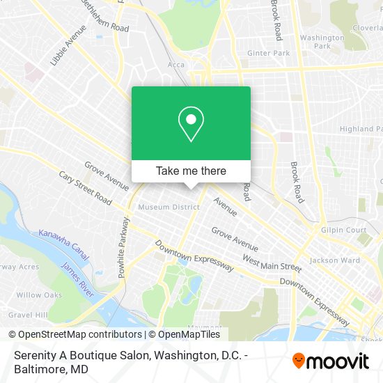 Mapa de Serenity A Boutique Salon