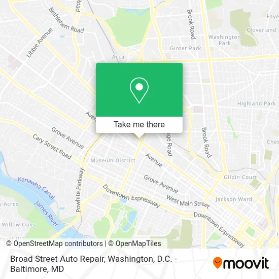 Broad Street Auto Repair map
