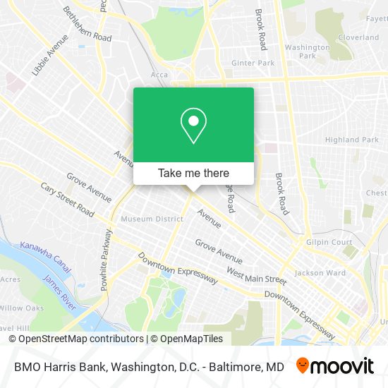 BMO Harris Bank map