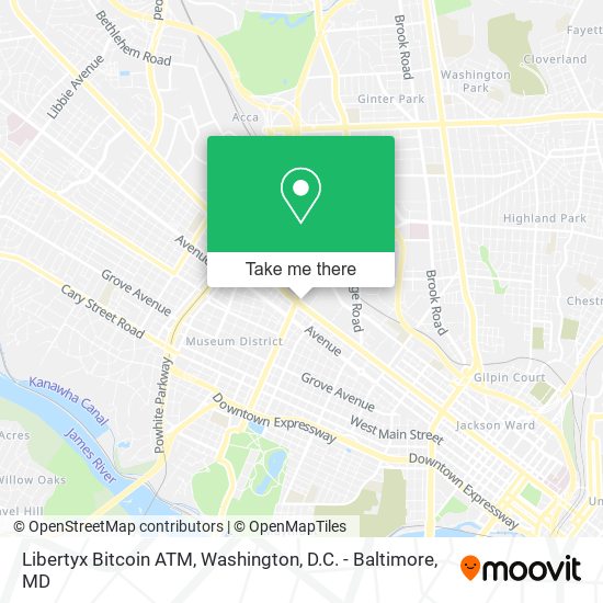 Libertyx Bitcoin ATM map
