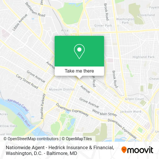 Nationwide Agent - Hedrick Insurance & Financial map