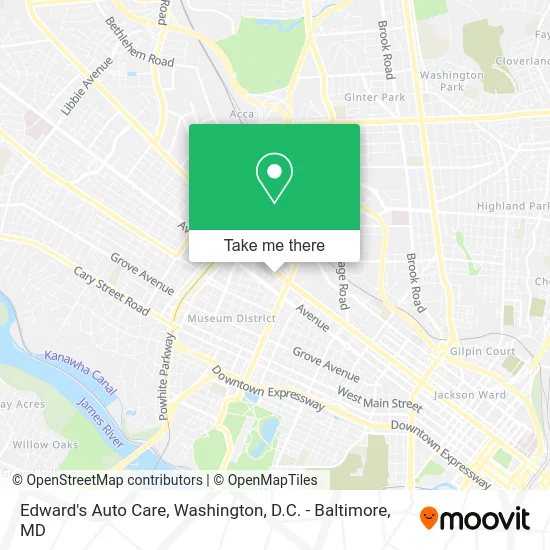 Edward's Auto Care map