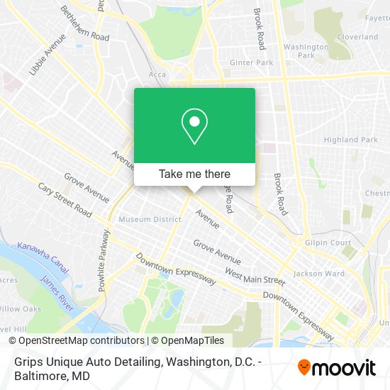 Mapa de Grips Unique Auto Detailing