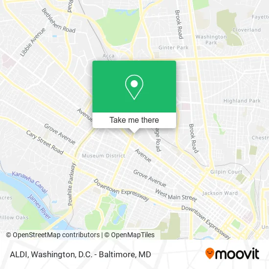 ALDI map
