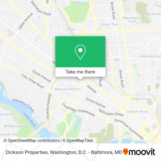 Dickson Properties map