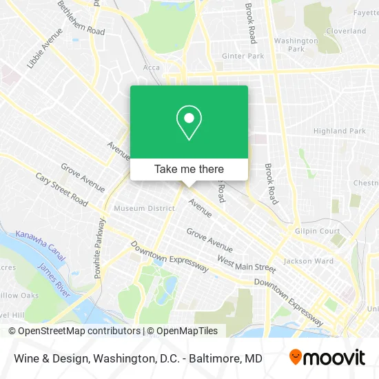Wine & Design map
