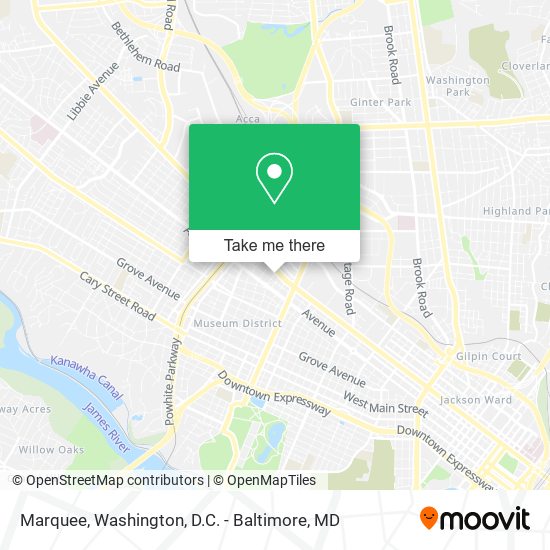 Mapa de Marquee