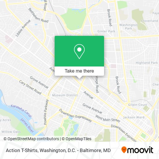 Action T-Shirts map