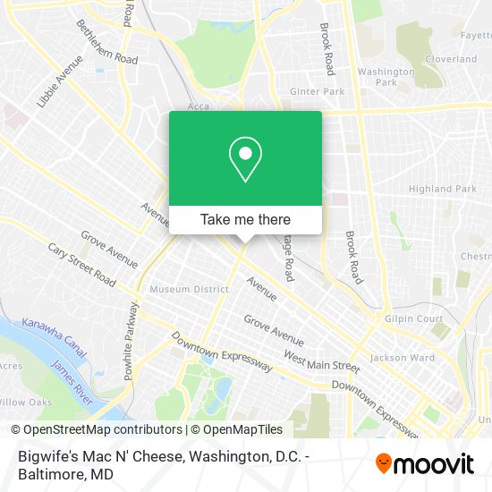 Bigwife's Mac N' Cheese map
