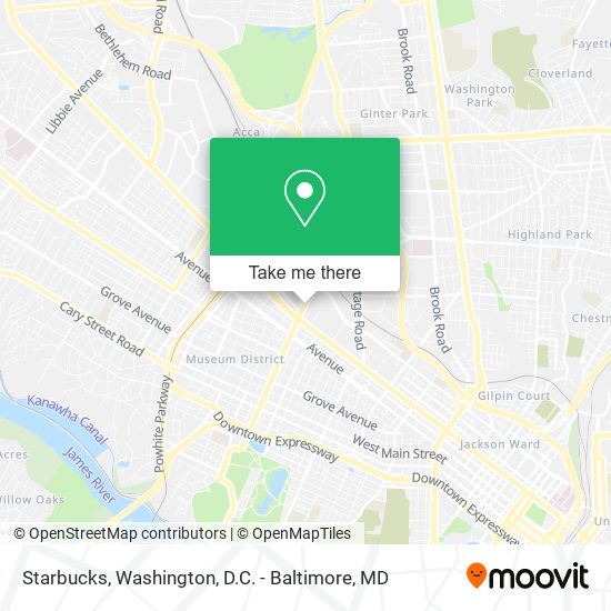 Starbucks map