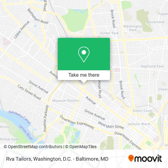 Rva Tailors map