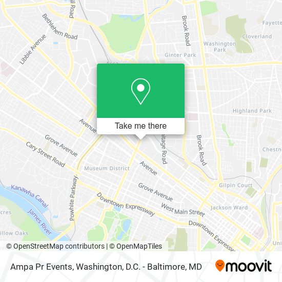 Ampa Pr Events map