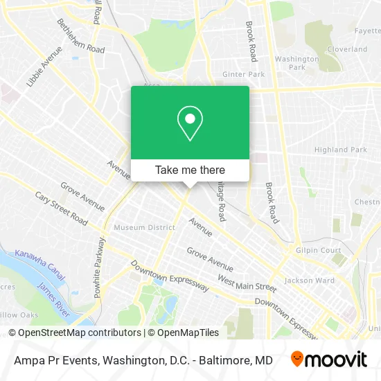 Ampa Pr Events map