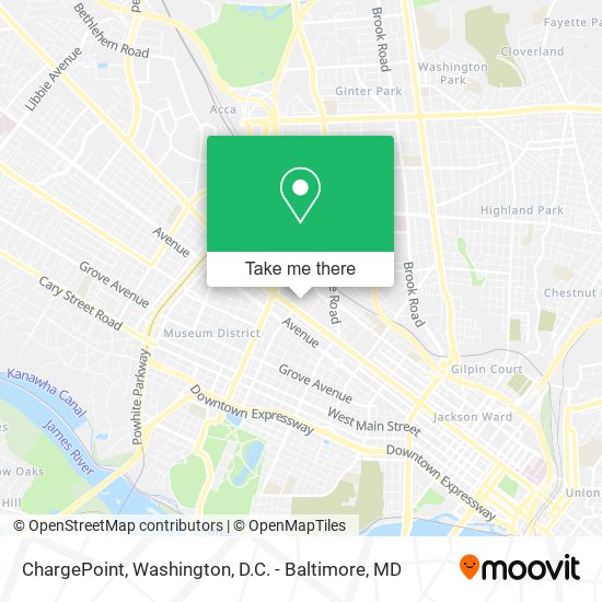 ChargePoint map