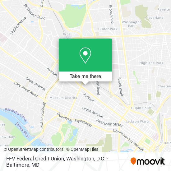 Mapa de FFV Federal Credit Union