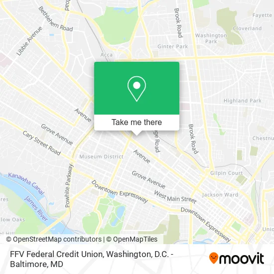 FFV Federal Credit Union map
