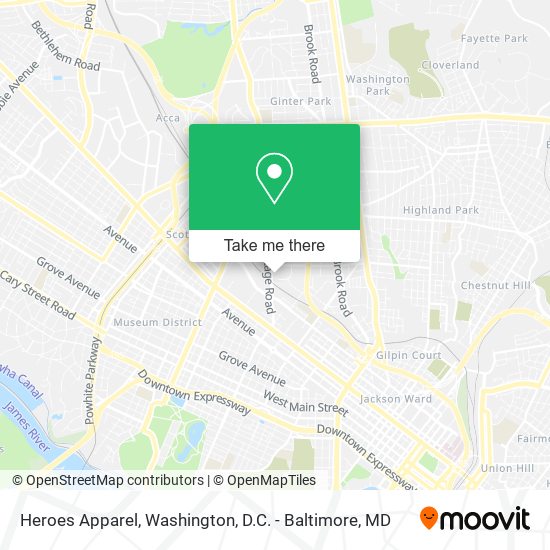 Mapa de Heroes Apparel