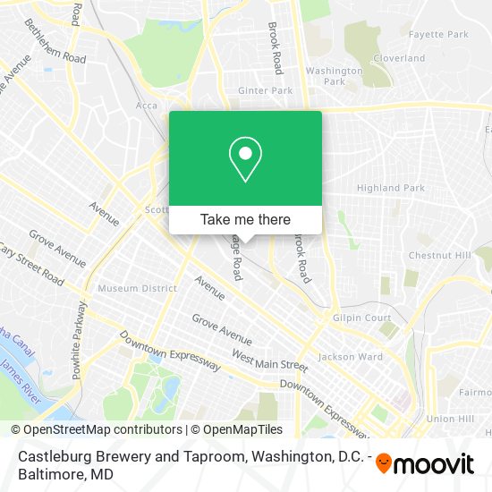 Castleburg Brewery and Taproom map
