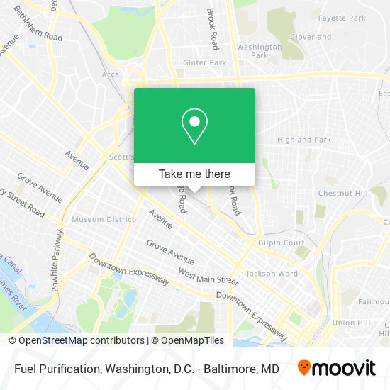 Fuel Purification map